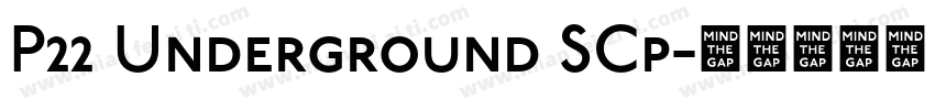 P22 Underground SCp字体转换